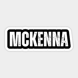 Mckenna Name Gift Birthday Holiday Anniversary Sticker